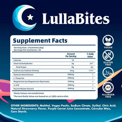 Lulla Bites - Natural Sleep Gummies