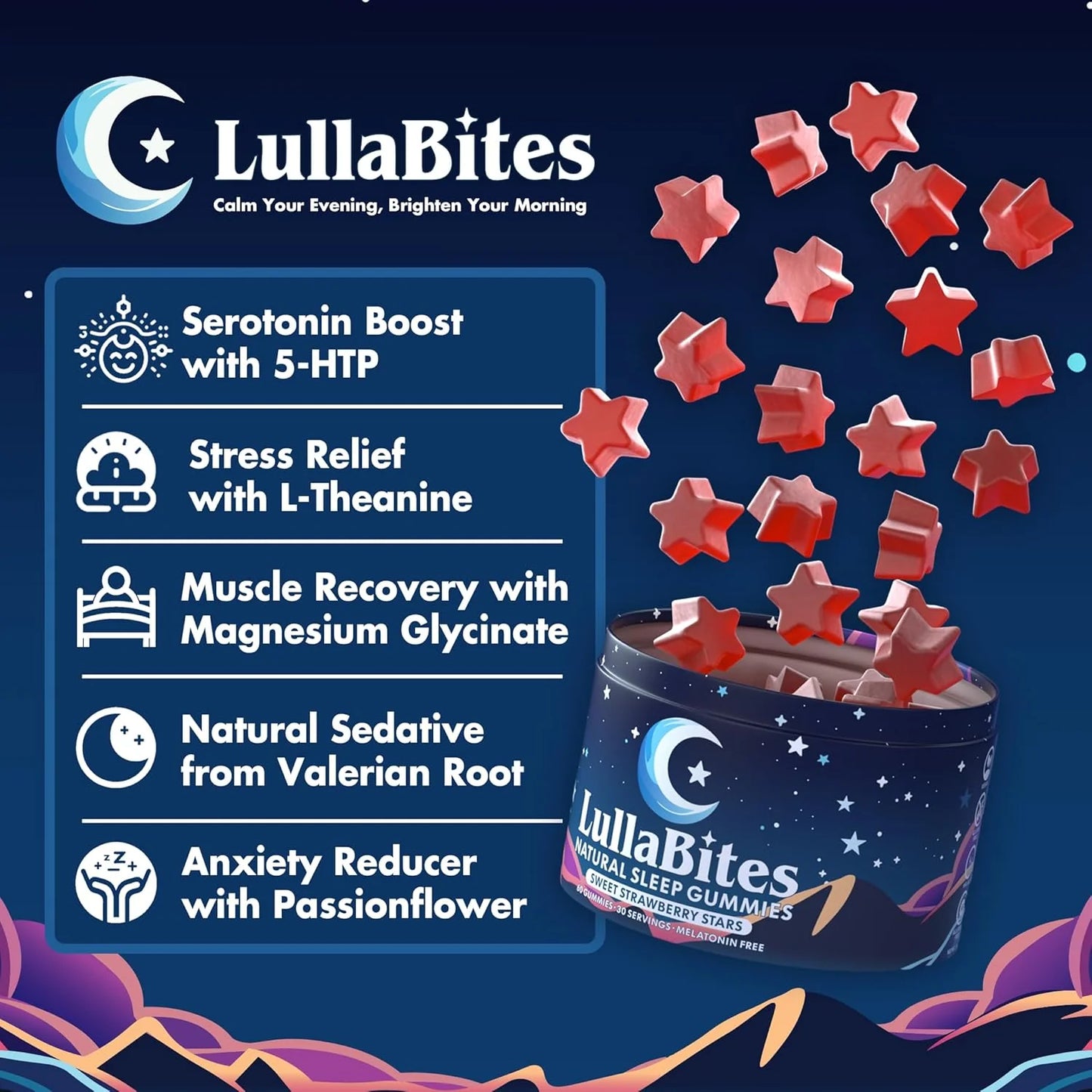 Lulla Bites - Natural Sleep Gummies